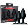 Nexus Lot de 3 plugs Silicone Trio Nexus Noirs